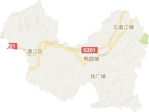 二道江區電子地圖