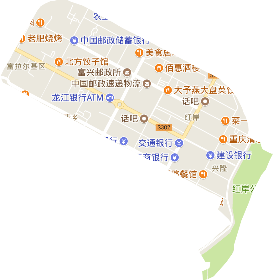 紅岸街道電子地圖