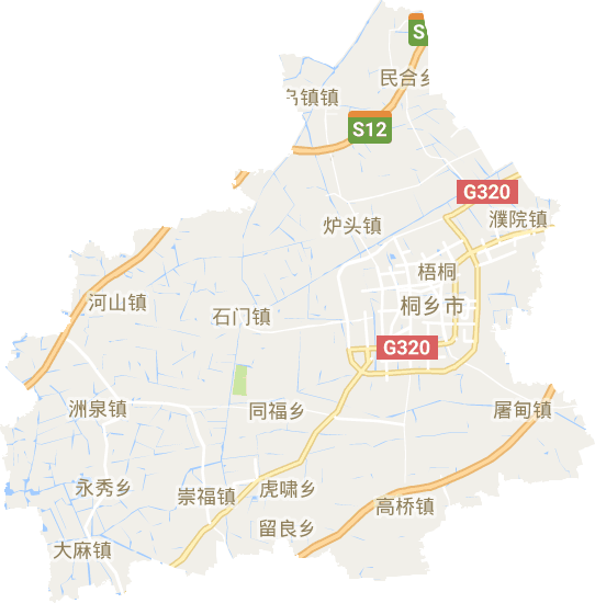 桐鄉市電子地圖
