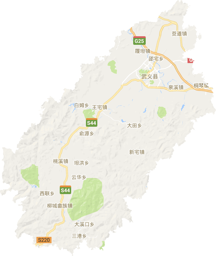 武義縣電子地圖