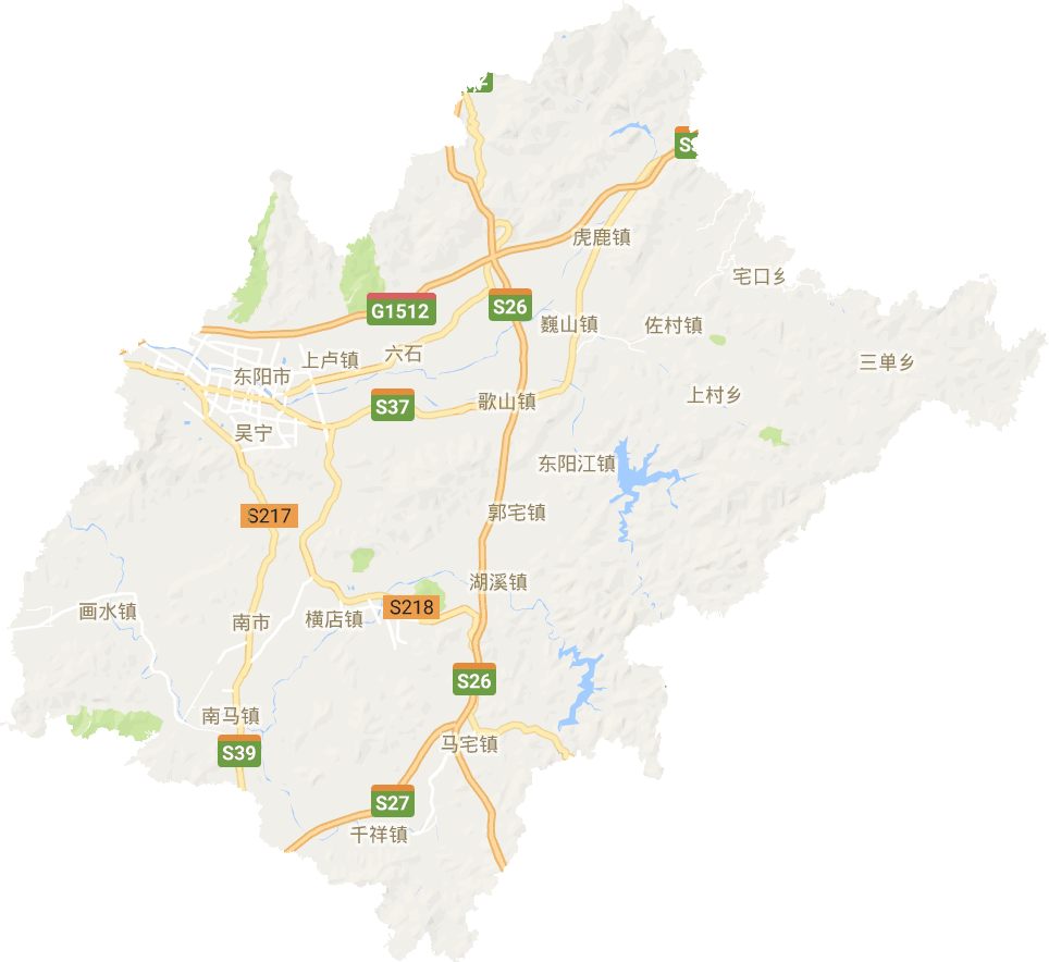 東陽市電子地圖