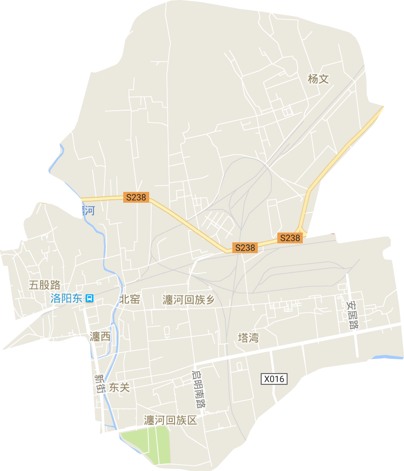 瀍河回族區電子地圖