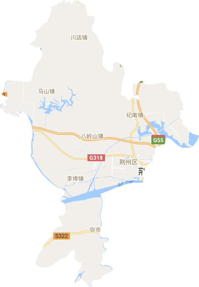 荊州區(qū)電子地圖