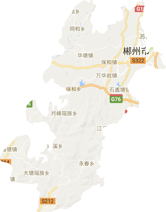 北湖區電子地圖