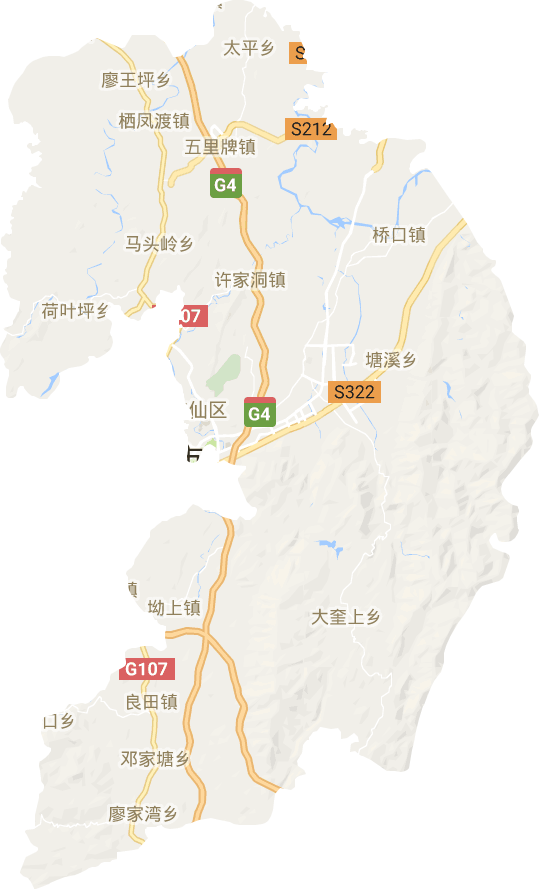 蘇仙區(qū)電子地圖