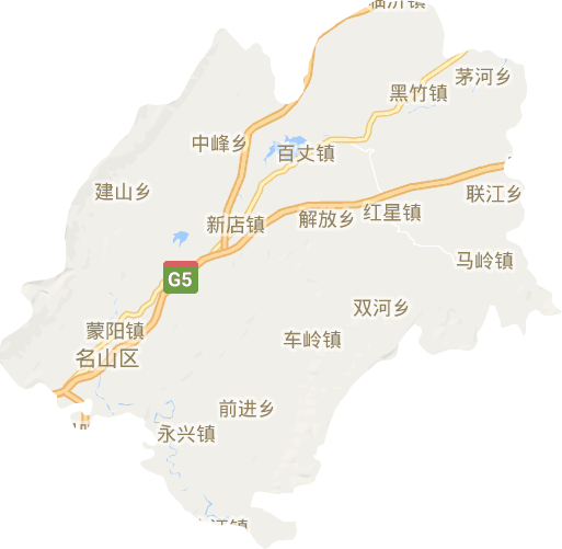 名山區電子地圖