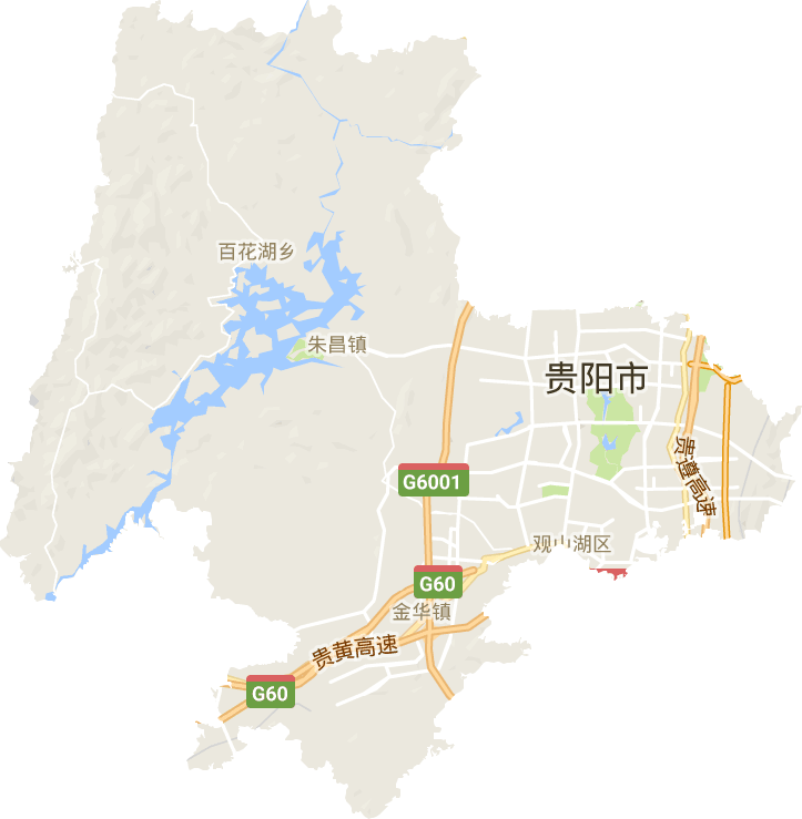 觀山湖區電子地圖