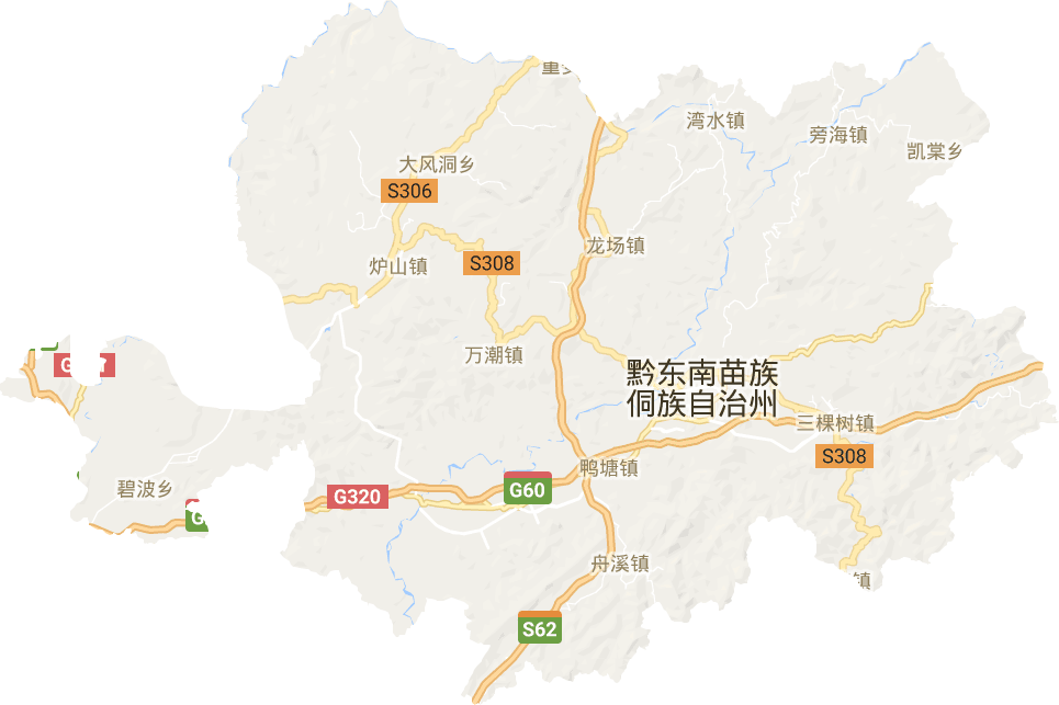 凱里市電子地圖