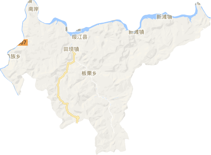 綏江縣電子地圖