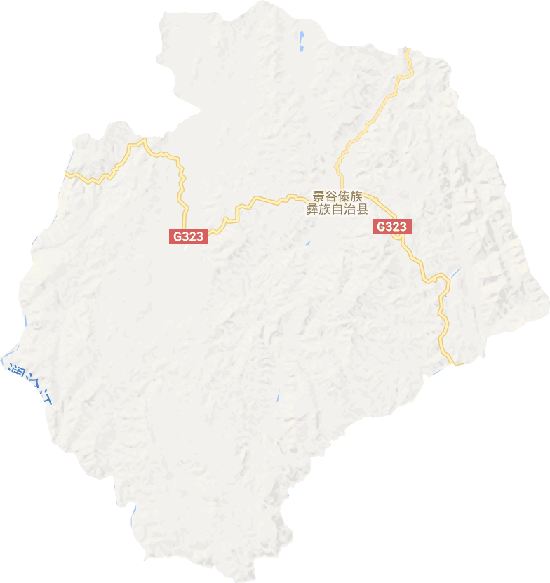 景谷傣族彝族自治縣電子地圖