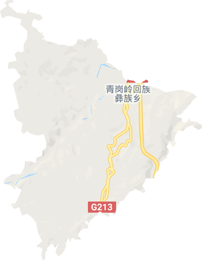 青崗嶺回族彝族鄉電子地圖