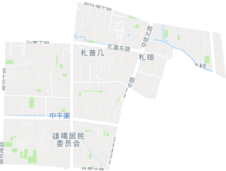 扎細街道電子地圖