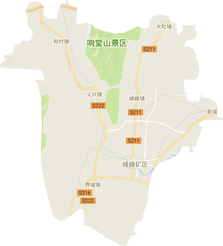 峰峰礦區電子地圖