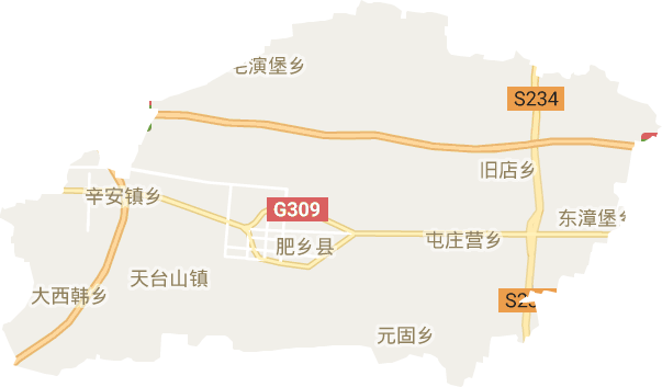 肥鄉區電子地圖