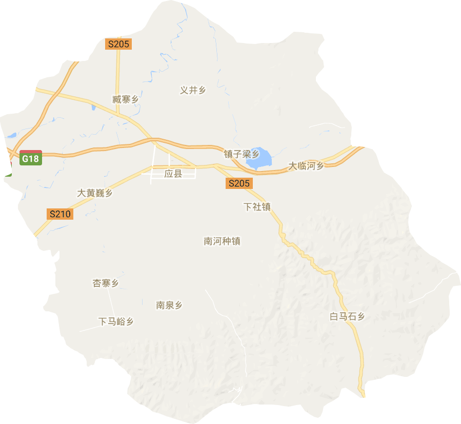 應縣電子地圖