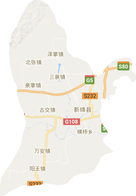 新絳縣電子地圖