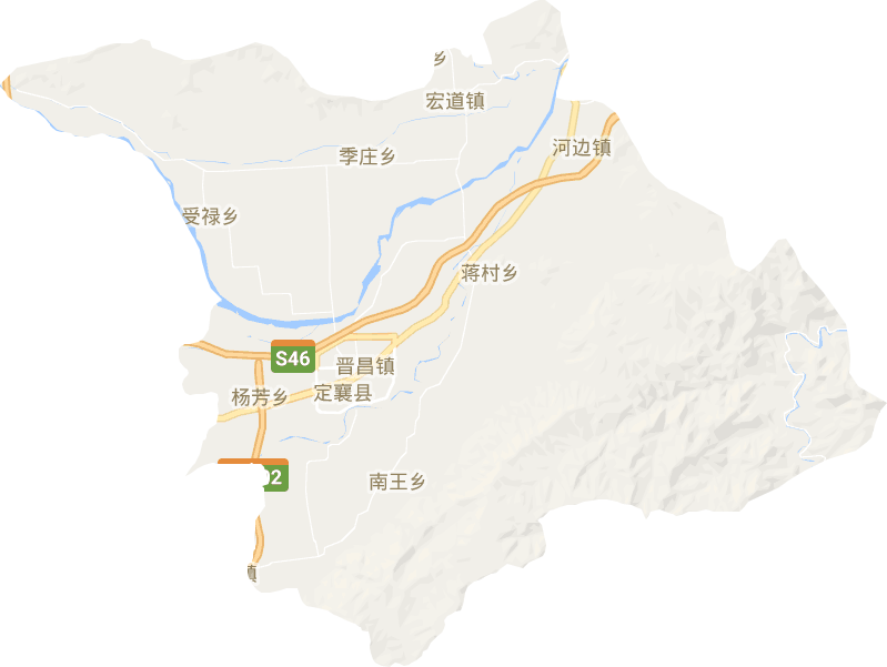 定襄縣電子地圖