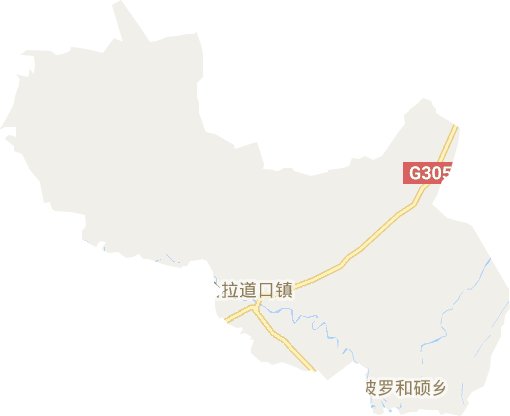 哈拉道口鎮電子地圖