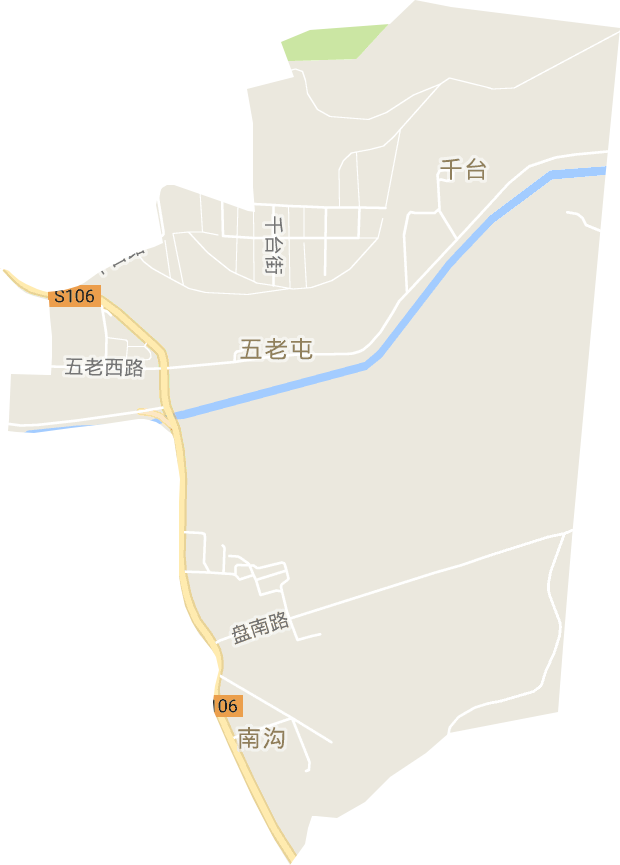 五老屯街道電子地圖