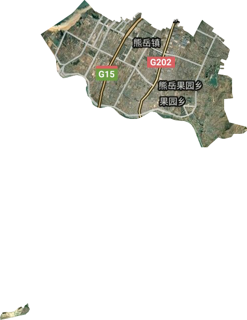 熊岳鎮(zhèn)衛(wèi)星圖