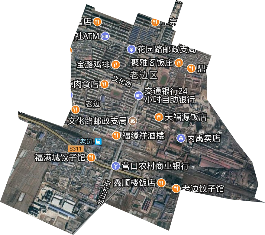老邊街道衛(wèi)星圖