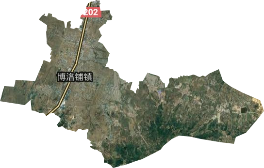 博洛鋪鎮衛星圖