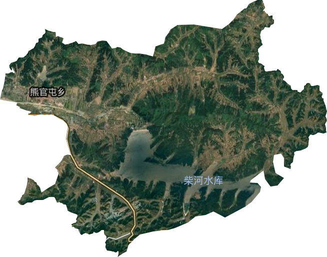 熊官屯鎮衛星圖