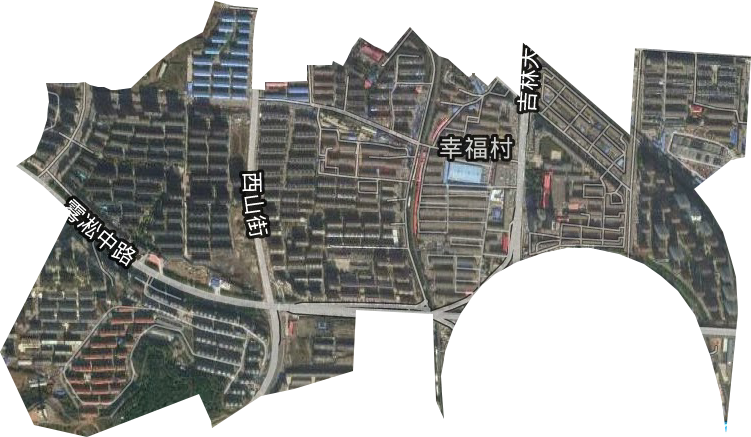 蓮花街道衛星圖