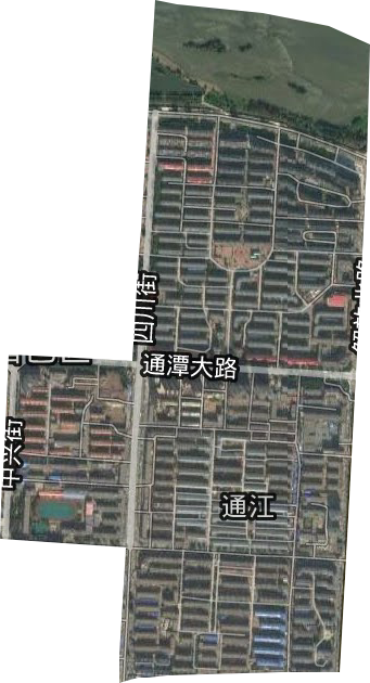 通江街道衛星圖