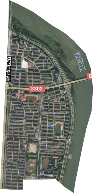 延江街道衛星圖