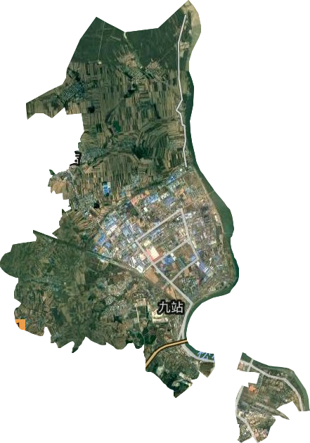 九站街道衛星圖