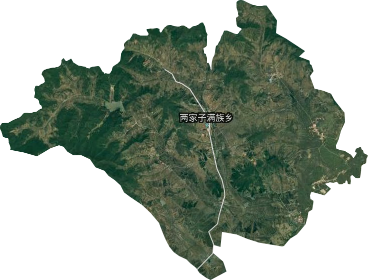 兩家子滿族鄉(xiāng)衛(wèi)星圖