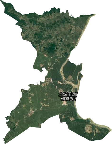 土城子滿族朝鮮族鄉衛星圖