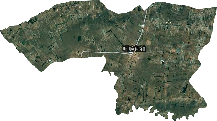 喇嘛甸鎮衛星圖