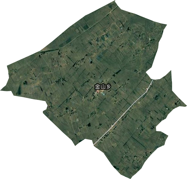 金山鄉(xiāng)衛(wèi)星圖