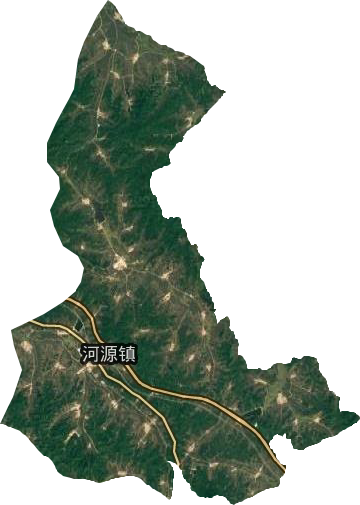 河源鎮(zhèn)衛(wèi)星圖