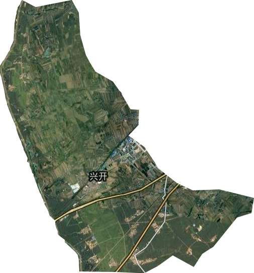 南崴子街道衛星圖