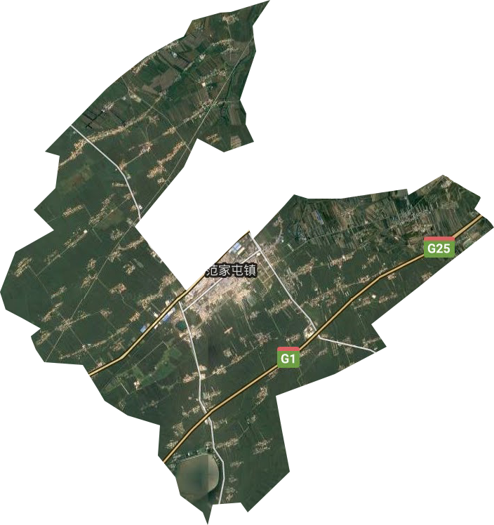 范家屯鎮衛星圖
