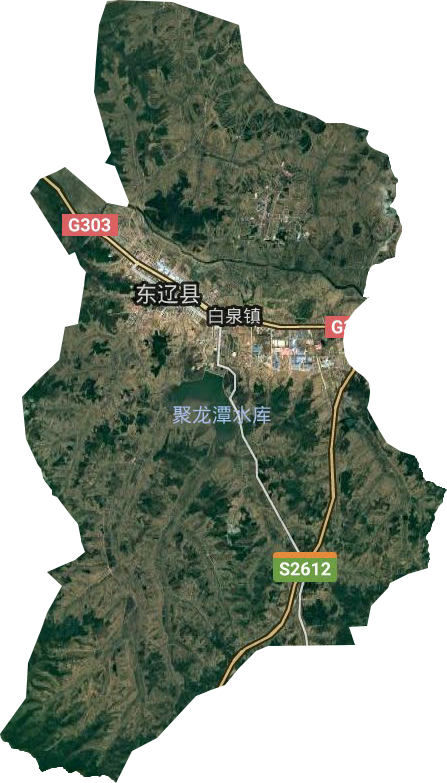 白泉鎮衛星圖
