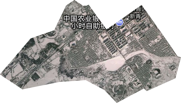 新青街道衛星圖