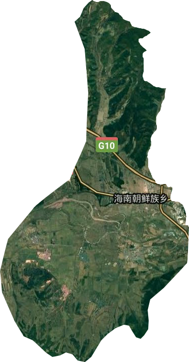 海南朝鮮族鄉衛星圖
