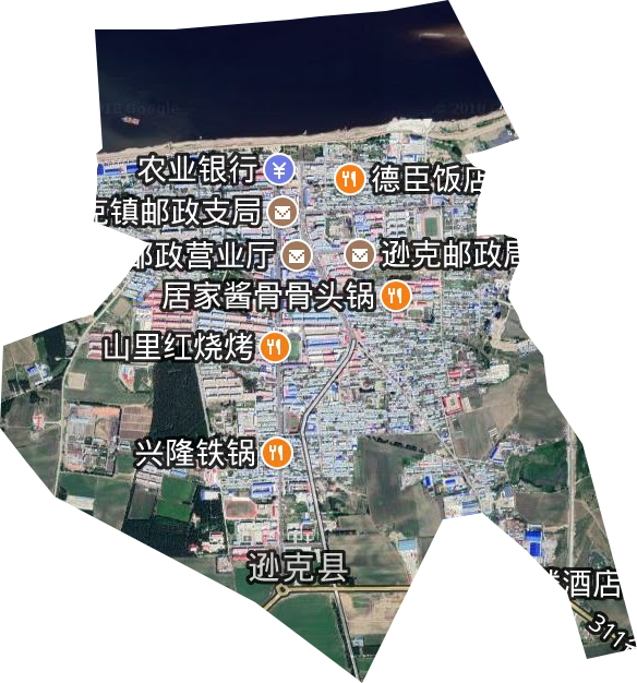 奇克街道衛星圖