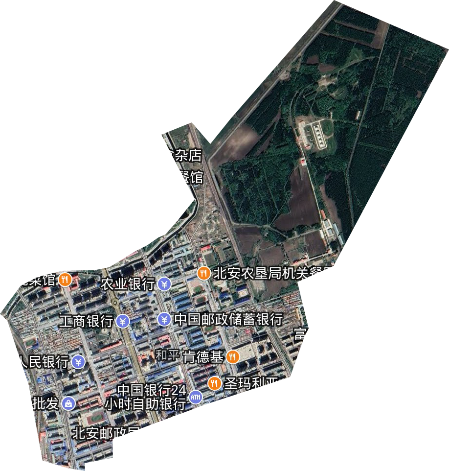 和平街道衛(wèi)星圖
