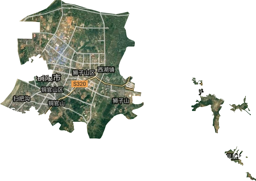 銅官區(qū)衛(wèi)星圖