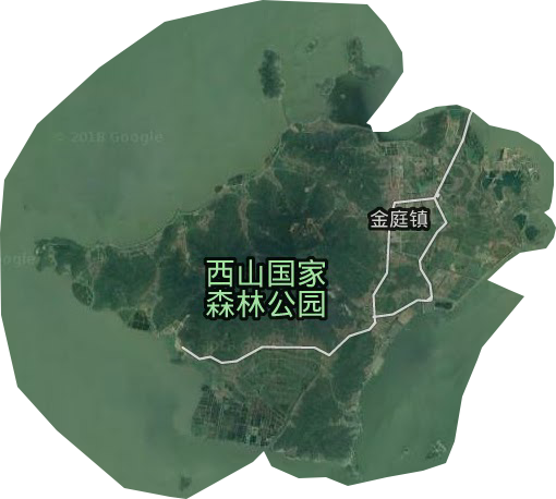 金庭鎮(zhèn)衛(wèi)星圖