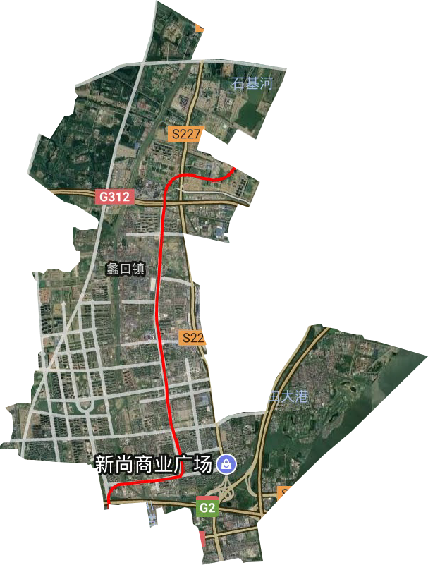 元和街道衛星圖