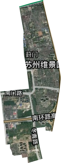 葑門街道衛(wèi)星圖