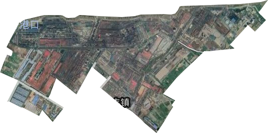張家港市冶金工業園衛星圖