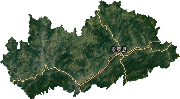 永泰縣衛星圖