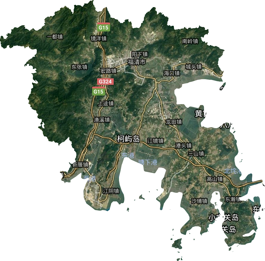 福清市衛星圖